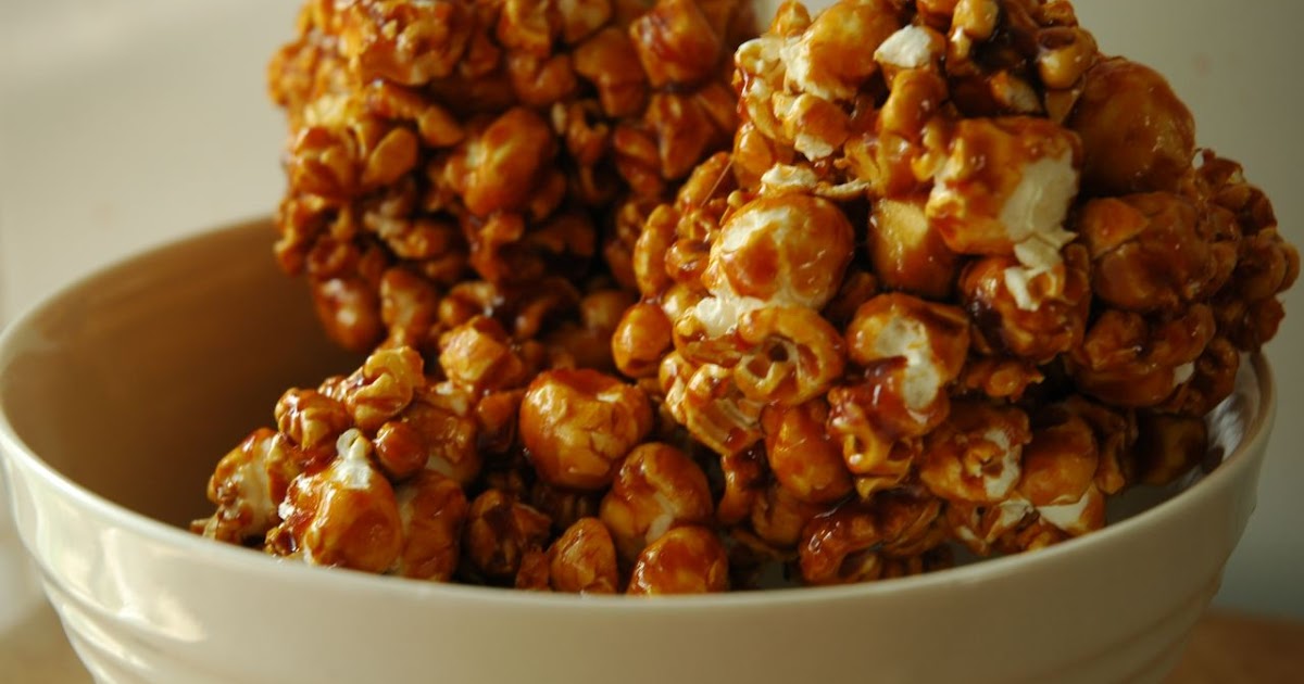 The Skinny Gourmet: Caramel Popcorn Balls