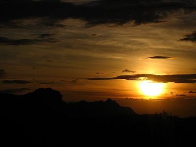 A Beautiful sunset in Pachmarhi, MP, India