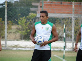 Jairo Patiño de pretemporada en Mar del Plata (enero 2008).