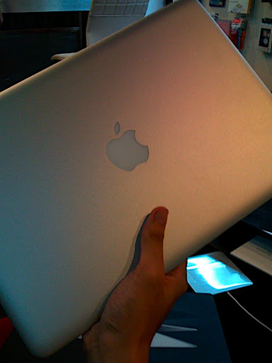 MacBook Air in my hand!