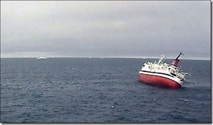 mv explorer sinking