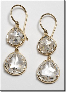 Picture of the fake diamond earrings, the Christmas gift Prince William has bought to his girlfriend kate middleton
