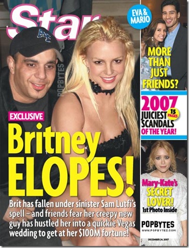 Sam Lufti  Marrying Britney Spears Star magzine picture