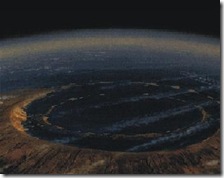 The Chicxulub crater picture