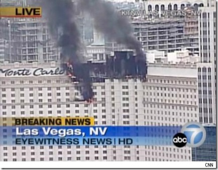 Las Vegas Monte Carlo Hotel Fire