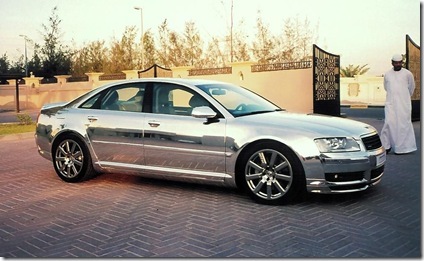 Audi A8 in Silver Made for a Sheikh of Dubai2