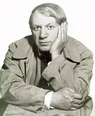 Man Ray, portret van Picasso