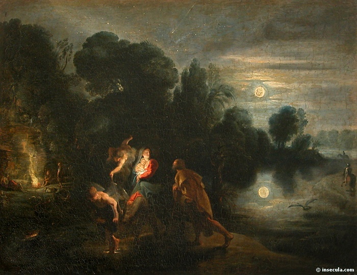 peter paul rubens, rustpauze op de vlucht naar egypte
