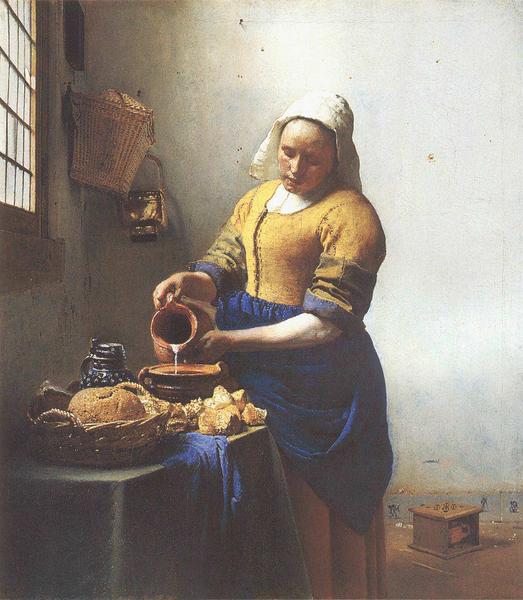 Johannes Vermeer, het melkmeisje