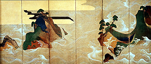 sotatsu matsushima, pine island right