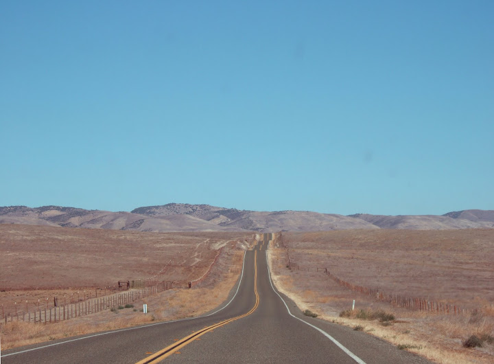 on the road