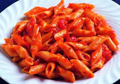 penne with tomato cream sauce penne with tomato cream sauce