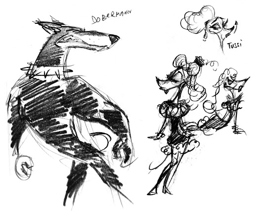 sketches of other characters
