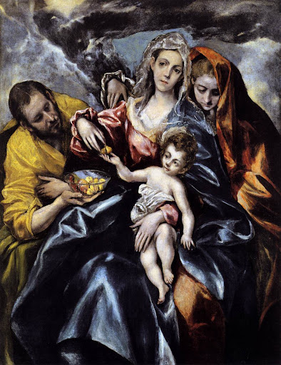 El Greco, heilige familie