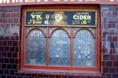 Leaded window of pub