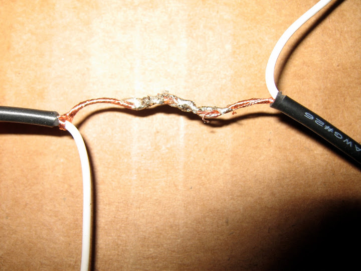 solder coated wires