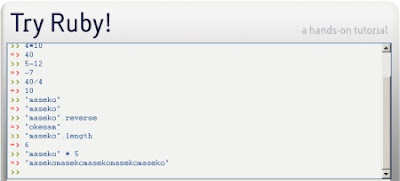 Try Ruby!