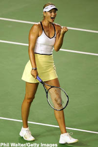 Maria Sharapova hasn't lost in a major since she fell in the Wimbledon semifinals last summer Maria Sharapova hasn't lost in a major since she fell in the Wimbledon semifinals last summer