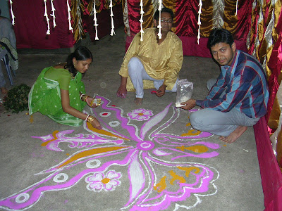 Decorating the Wedding Area with Chalk