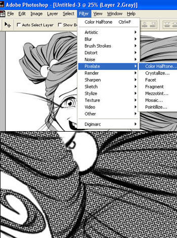 Screentone tutorial