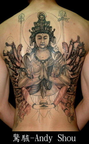 buddha tattoo. tribal of uddha tattoo 4