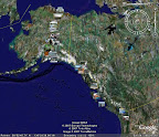 Snapshot of Photographs Mapped Out in Google Earth