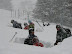 Snowy Pit Digging. photo Donny Roth