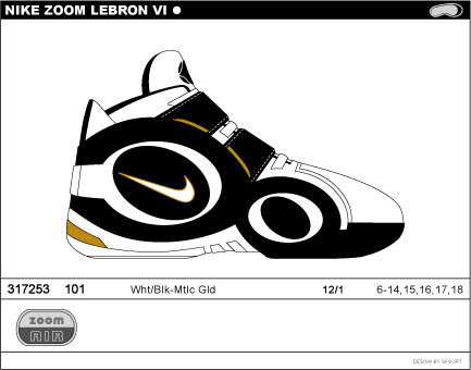 Nike Zoom LeBron VI concept pics leaked to the net