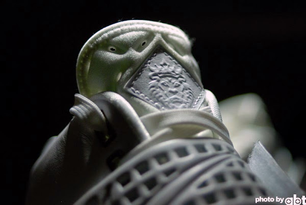 A look at the All White Nike Zoom LeBron V Sample