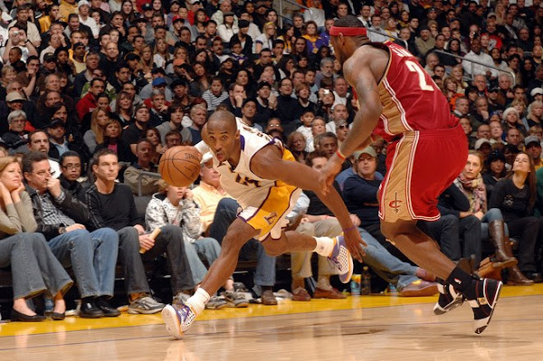 200708 NBA Season CLE vs PHX at LAL LeBron Outduels Kobe