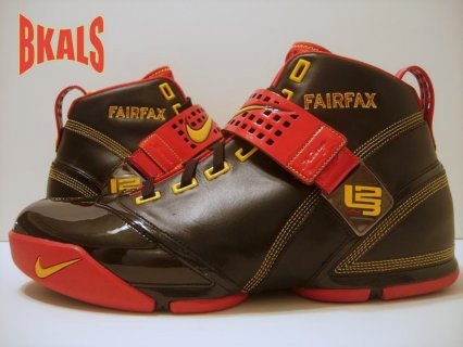 A closer look at the FAIRFAX Nike Zoom LeBron V