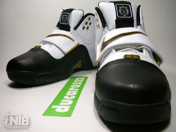 LeBron Soldier White Black and Gold Ultimate Showcase