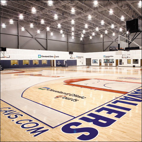 Cavaliers unveil their new training facility Cleveland Clinic Courts