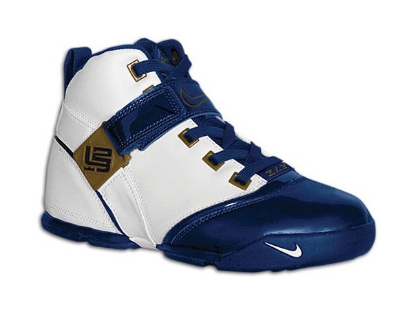 Nike Zoom LeBron V White and Navy available to order