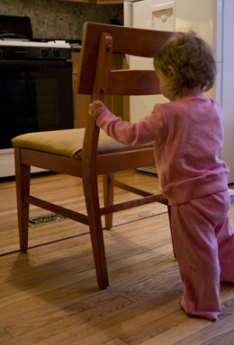 ruby pushing chair