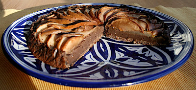 Tarte poires chocolat