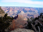 Grand Canyon, South Rim view near Bright Angel Lodge. 