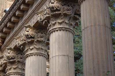 Column Detail. Palace of Fine Arts, San Francisco CA. Photo by Lisa Callagher Onizuka