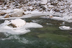 Payette River near Crouch, ID in winter. 