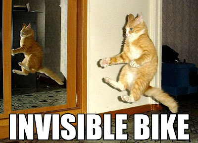 INVISIBLE BIKE - LOLcats from IcanHasCheezburger.com