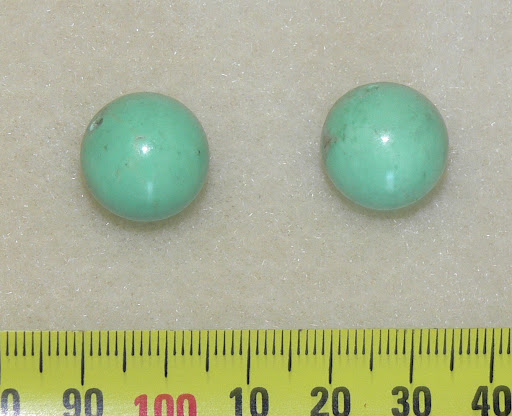 16mm Turquoise (stabilised / dyed) lime