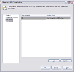 07 - Execute SQL Result Set