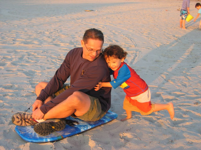 My sister's boyfriend Paul with Eidan