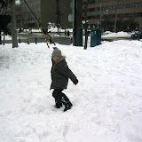 Kai was throwing snow balls almost non-stop the entire time we were in Sapporo