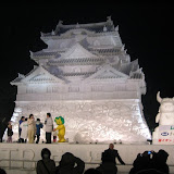 Japan's Hikone Castle - More information is at http://www.snowfes.com/english/place/oodori/index06-10.html