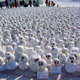 "Love from Snowman" - Make a snowman for someone special for Valentine's Day