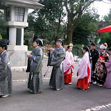 A traditional Japanese wedding at Togo Shrine