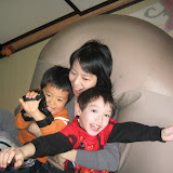 Kai with Maria's first cousin Makiko and her son Tatsuki