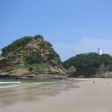 Those tiny people in the distance are Maria, Kai, and Eidan, on Kumano beach, Tanegashima. Even though it was Golden Week, we had the place all to ourselves.