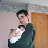 Kai in Dad's arms, in the hospital Kai in Dad's arms, in the hospital